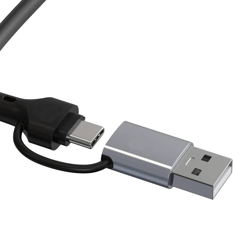 هاب تایپ سی هفت پورت پی نت مدل T-7602 با تبدیل USB