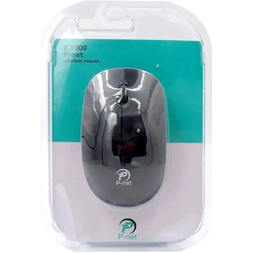 ماوس بی‌سیم وایرلس پی‌نت مدل P-Net Z-1000 | سبک، خوش‌دست و اقتصادی